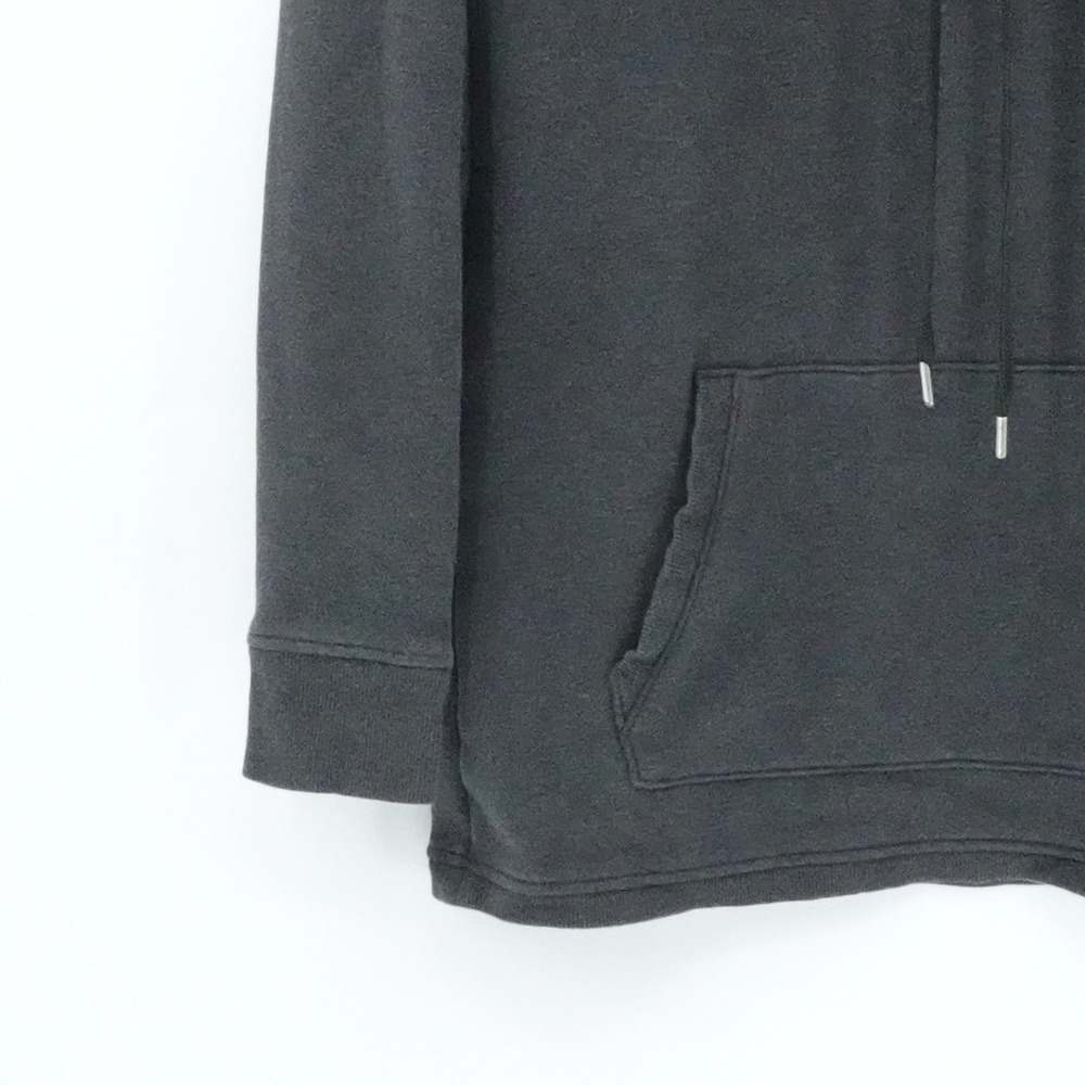 Athleta Hoodie Womens Small Charcoal Gray Funnel Neck Kangaroo Pocket - Picture 8 of 16
